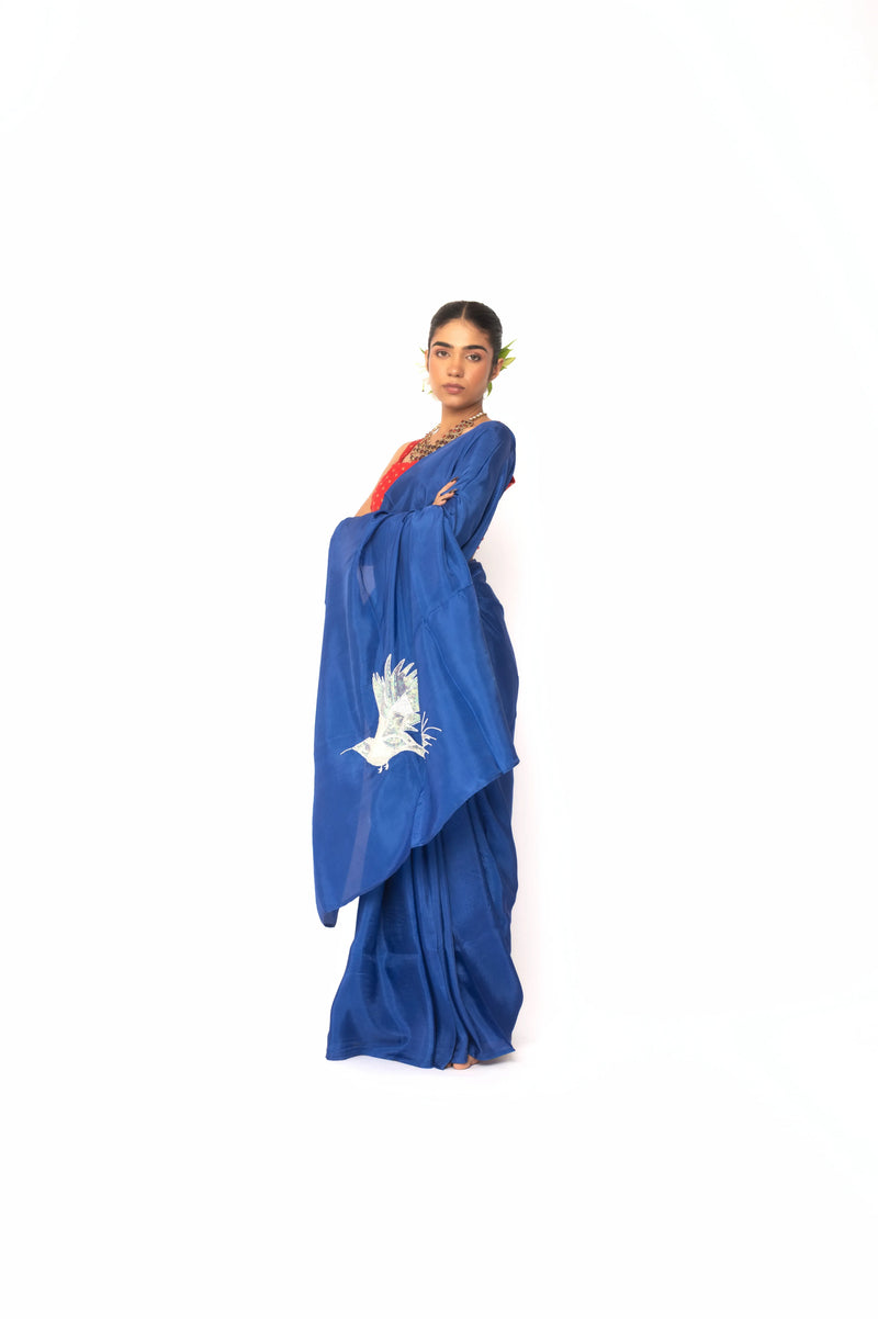 Flying Saucer Upada Silk Saree