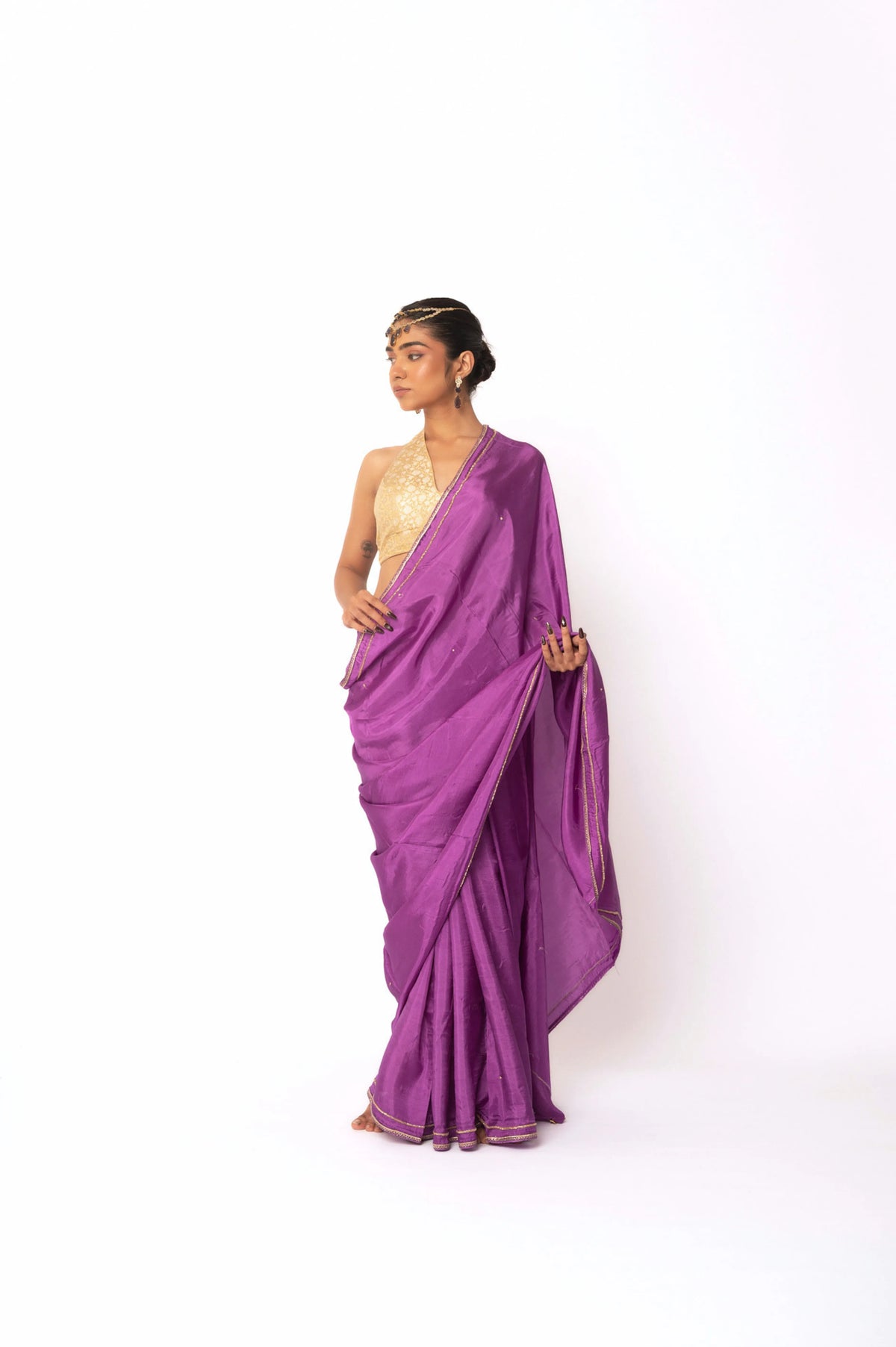 Grape Upada Silk Saree