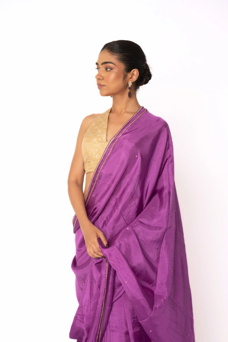 Grape Upada Silk Saree