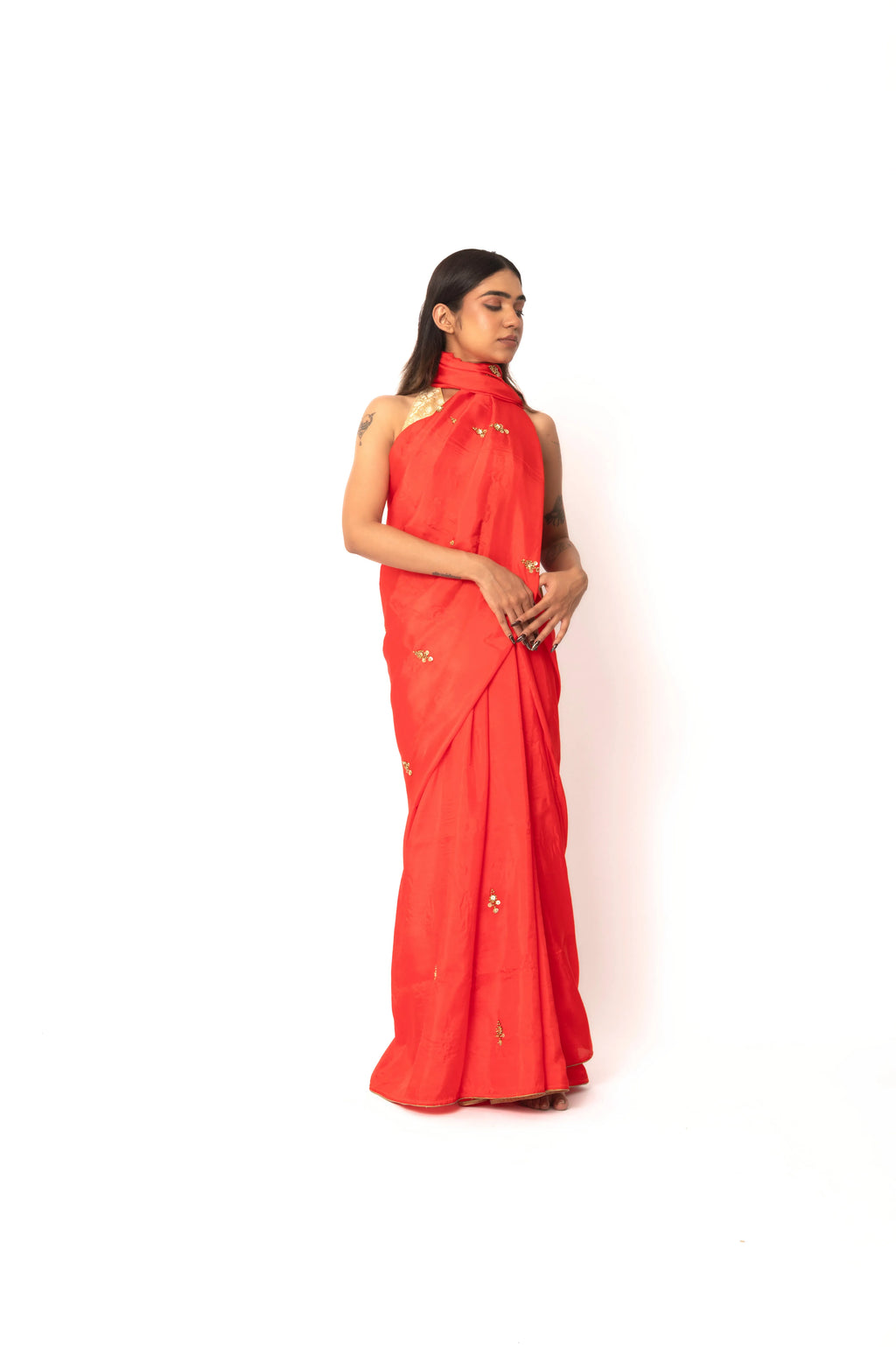 Cherry Upada Silk Saree