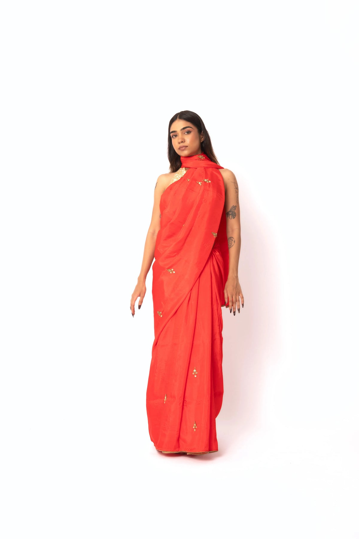 Cherry Upada Silk Saree