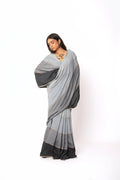 Ash Gobstopper Pure Muslin Saree