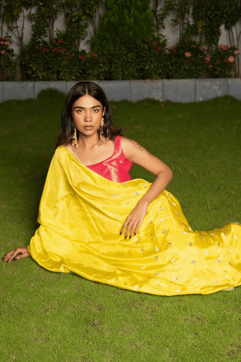 Lemonade Upada Silk Saree