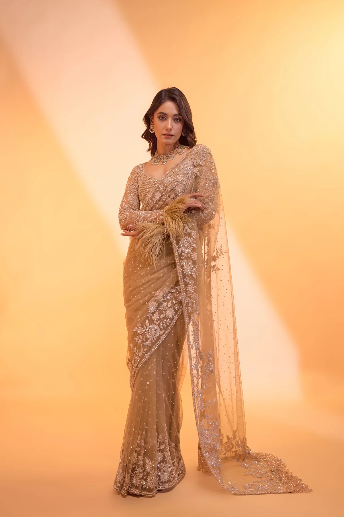 Lilies Panelled Saree