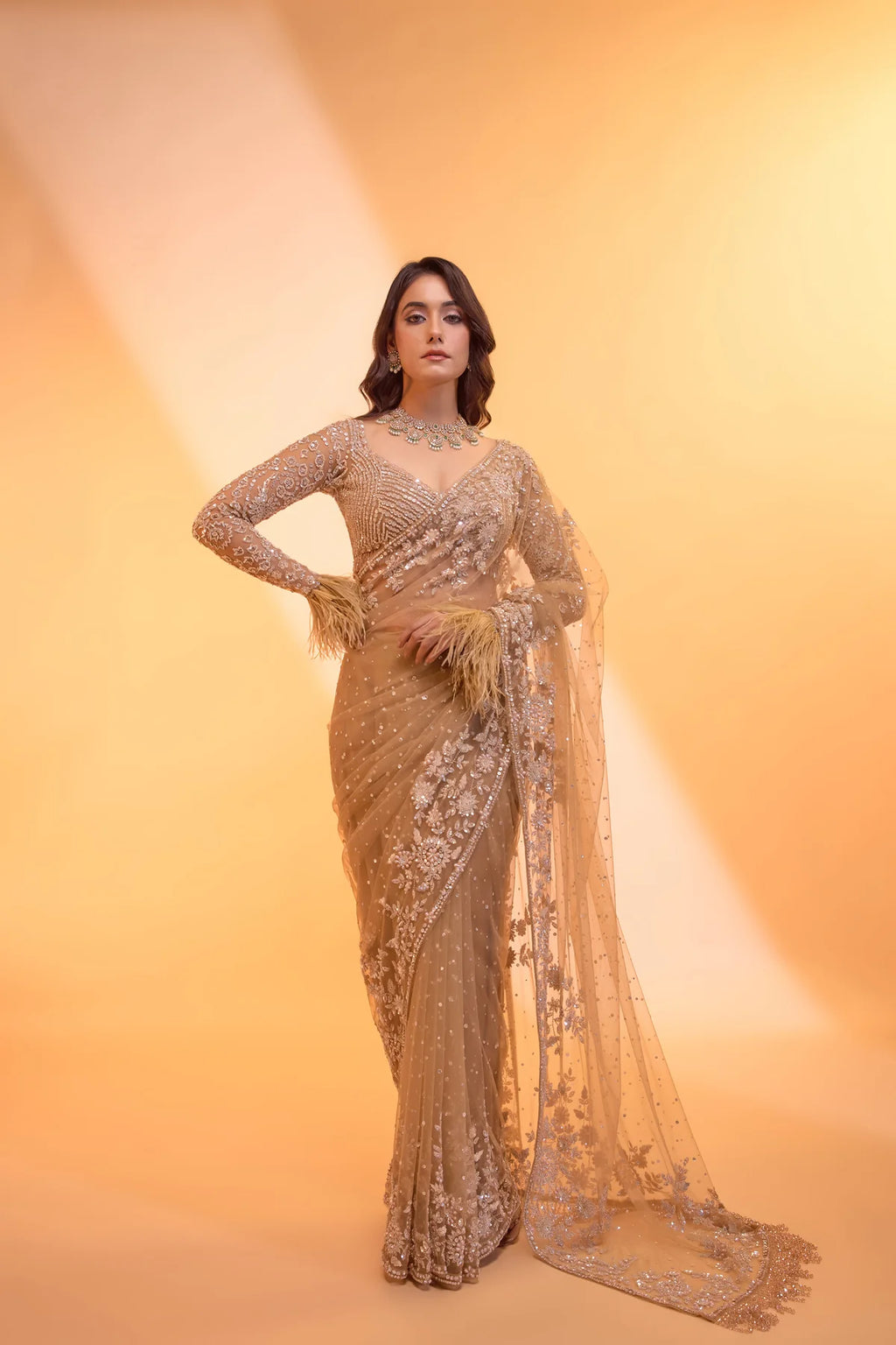 Lilies Panelled Saree